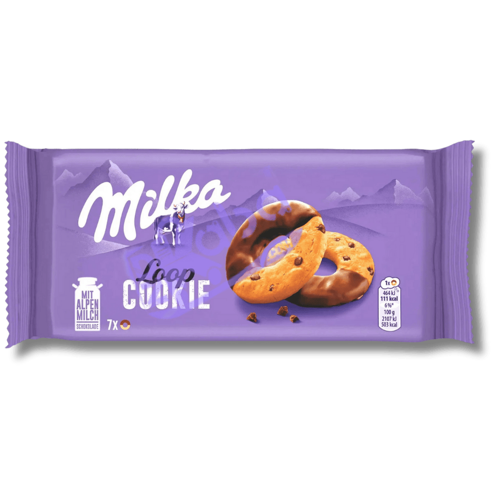 Milka Chocolate Biscuits Loop Cookie 132g