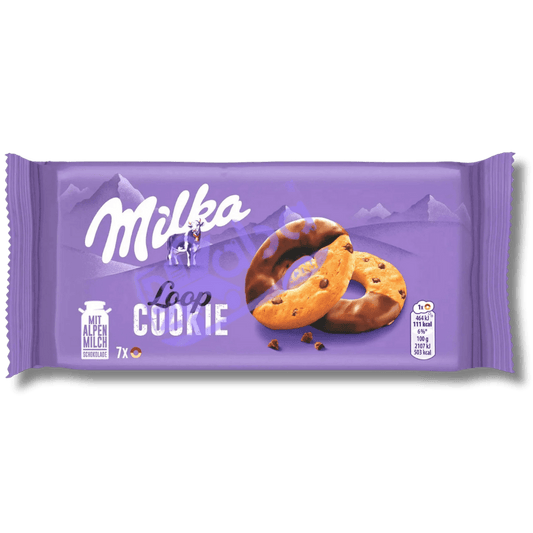 Milka Chocolate Biscuits Loop Cookie 132g