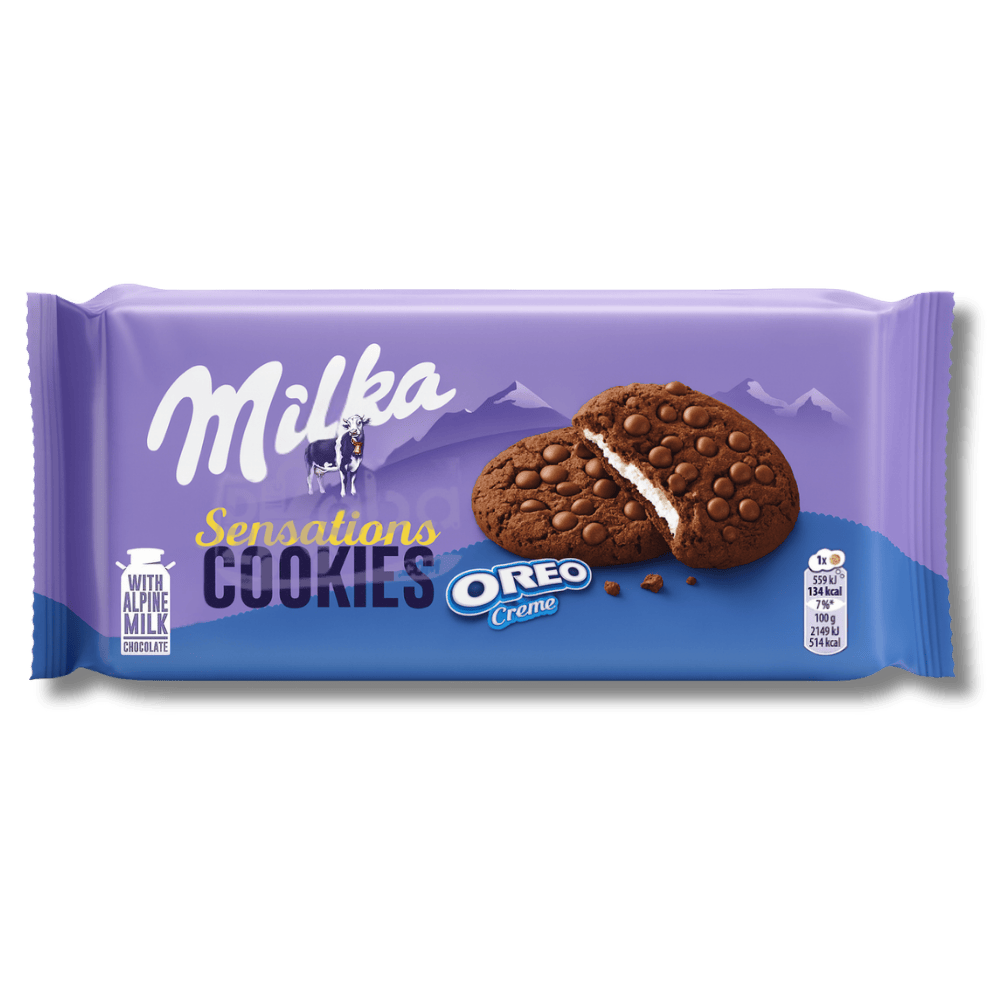 Milka Sensations Cookies Oreo Creme 156g