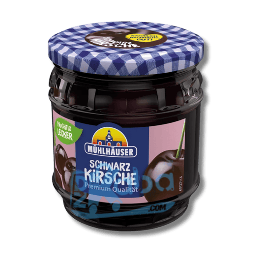 Mühlhäuser Fruit Spread Black Cherry 450g