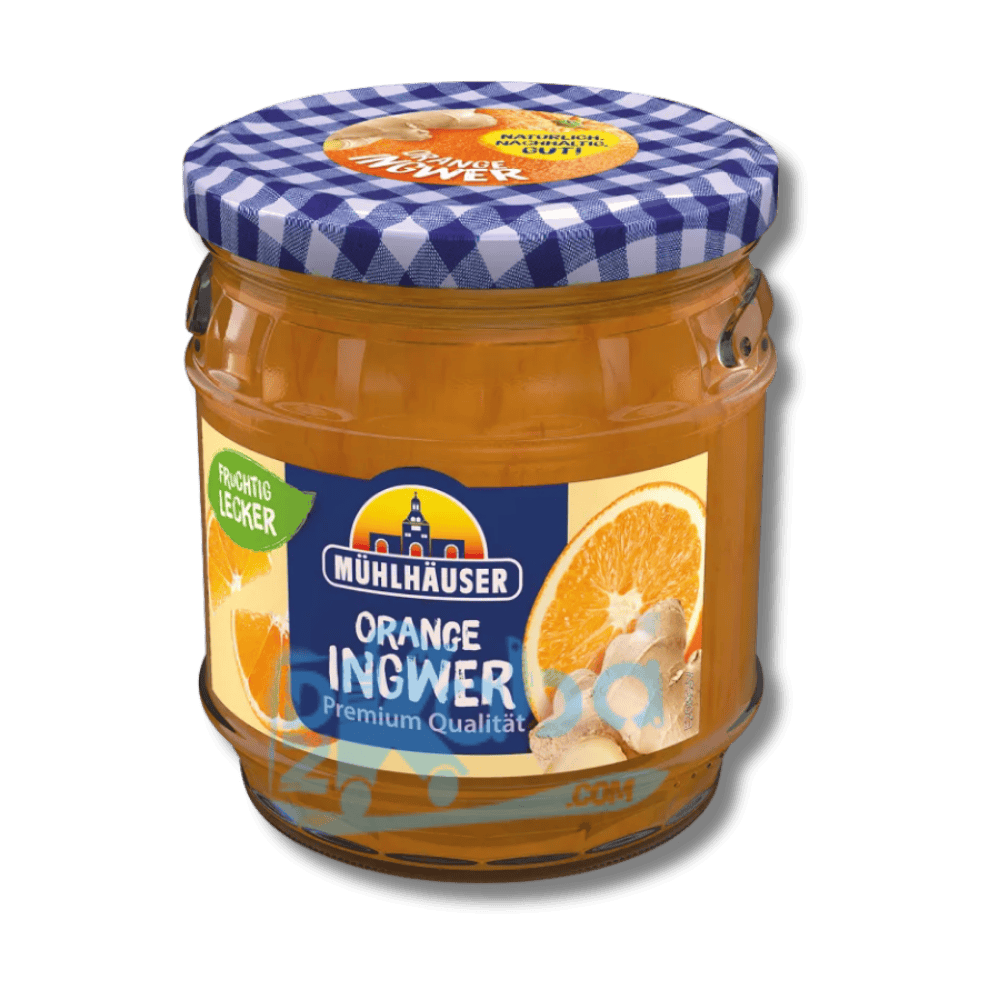 Mühlhäuser Fruit Spread Orange Ginger 450g