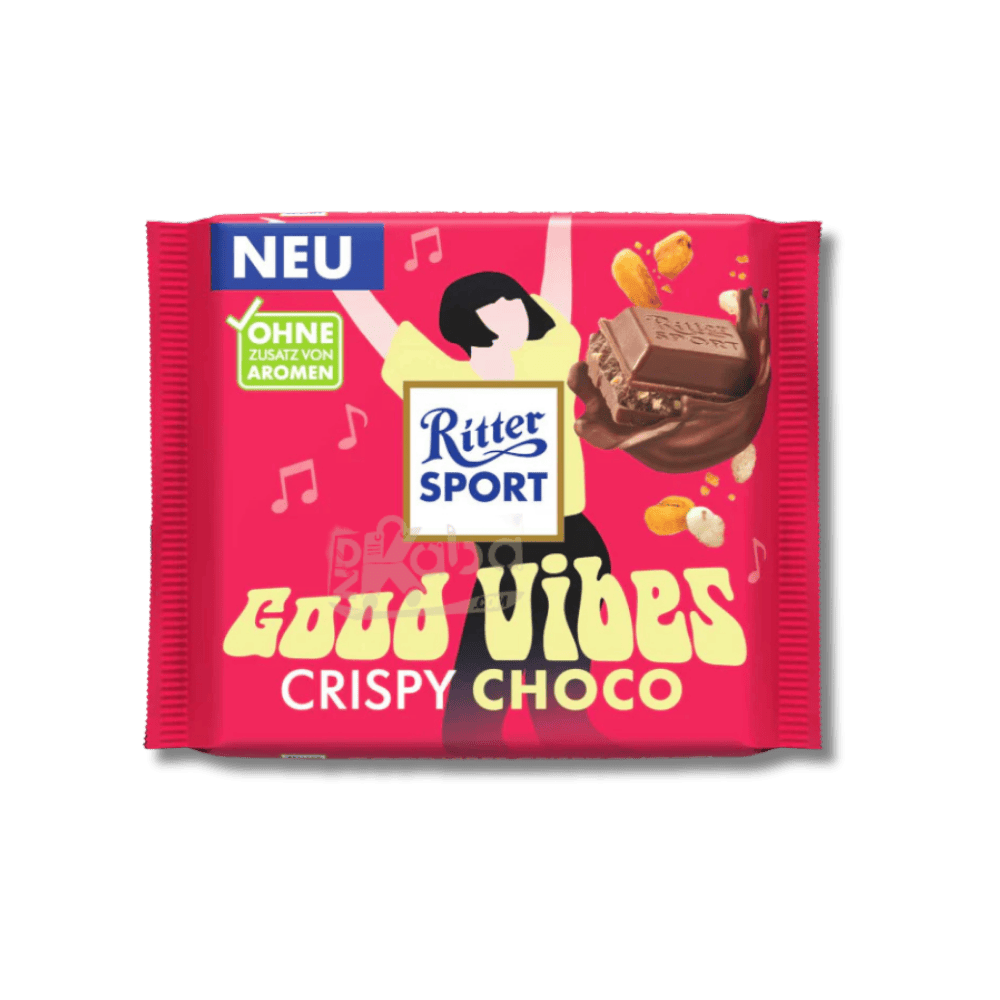 Ritter Sport Milk Chocolate Good Vibes Crispy Choco 100g