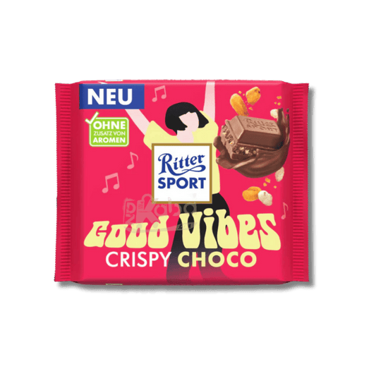 Ritter Sport Milk Chocolate Good Vibes Crispy Choco 100g