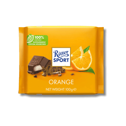 Ritter Sport Dark Chocolate Orange Filling 100g