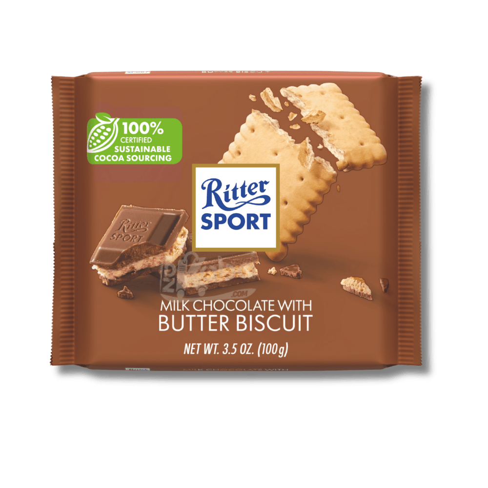Ritter Sport Milk Chocolate Butter Biscuit 100g