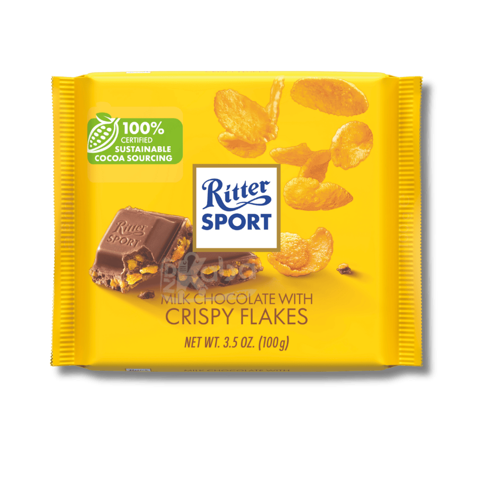 Ritter Sport Milk Chocolate Crispy Flakes 100g