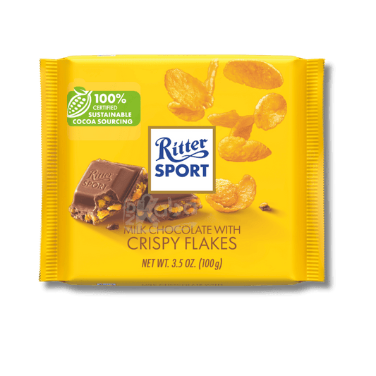 Ritter Sport Milk Chocolate Crispy Flakes 100g