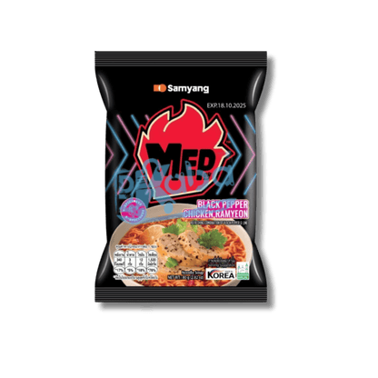Samyang Instant Noodles MEP Black Pepper Chicken Flavour Ramyeon 5x80g