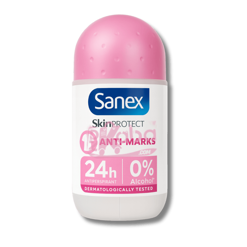 Sanex Anti-Perspirant Roll-On Skin Protect Anti-Marks Alcohol-Free 24H 50ml
