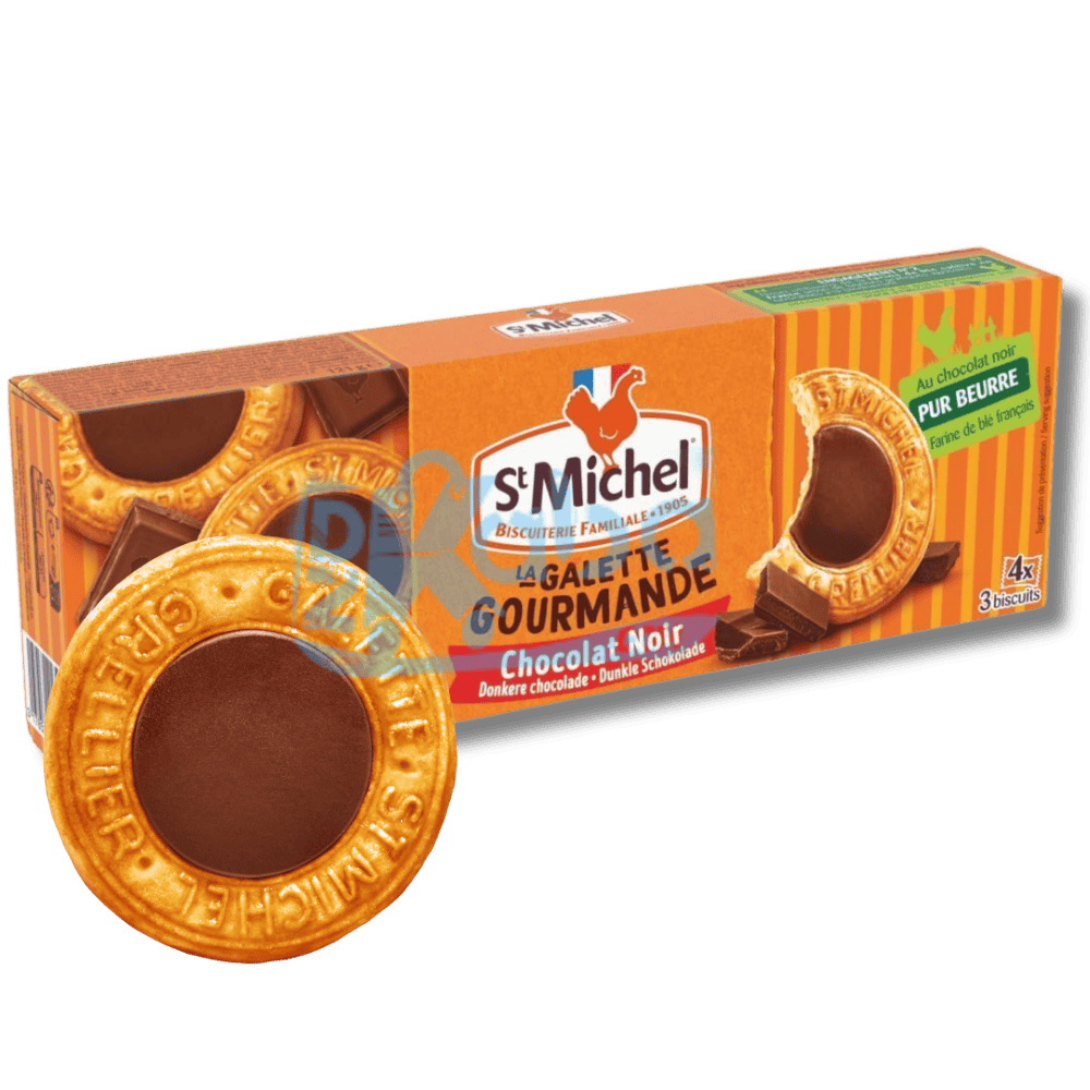 St Michel Biscuits La Galette Gourmande Dark Chocolate 121g