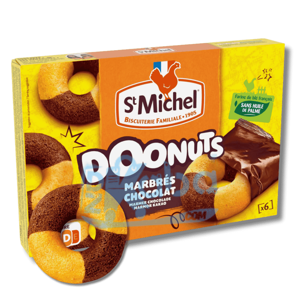 St Michel Doonuts Marbrés Chocolat T6