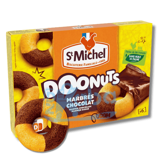St Michel Doonuts Marbrés Chocolat T6