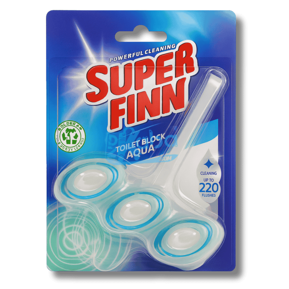Super Finn Toilet Block Aqua