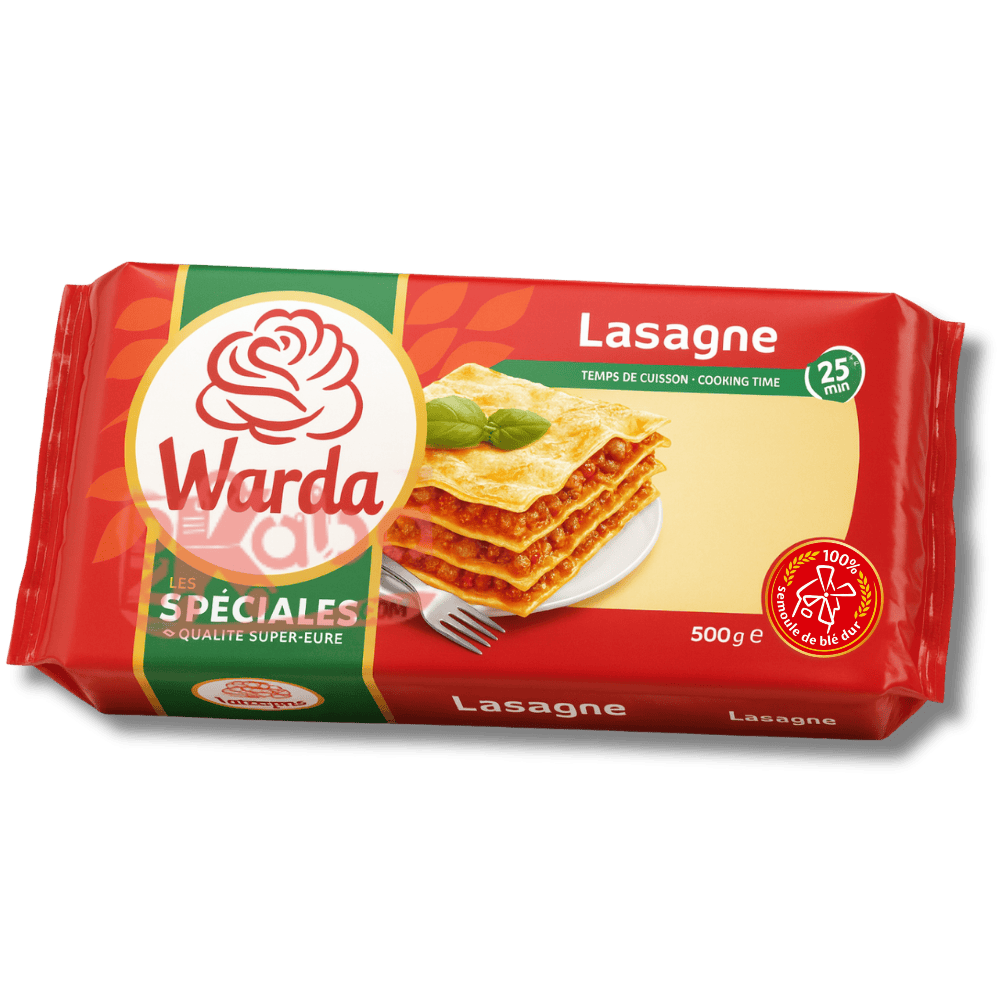 Warda Lasagne Les Spéciales 500g